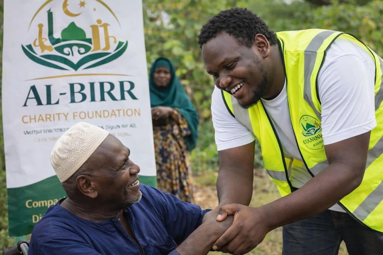 Scenes from Al-Birr's work in Northern Uganda.
