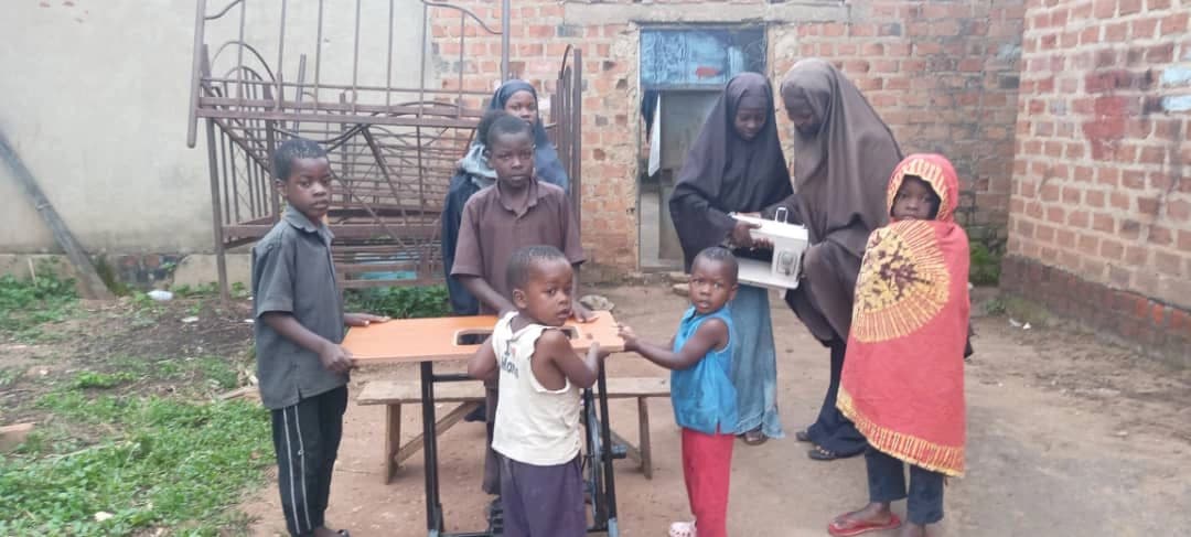 Muslim family engaged in an empowerment activity.